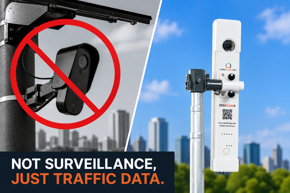 Traffic Data, Not Surveillance: How StreetLogic Pro's Cameras Differ from Flock and Other LPRs