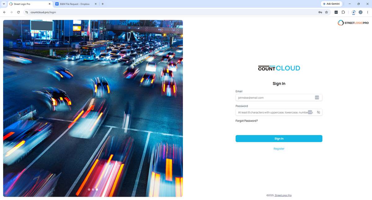How do I Create an Account on CountCLOUD.pro?